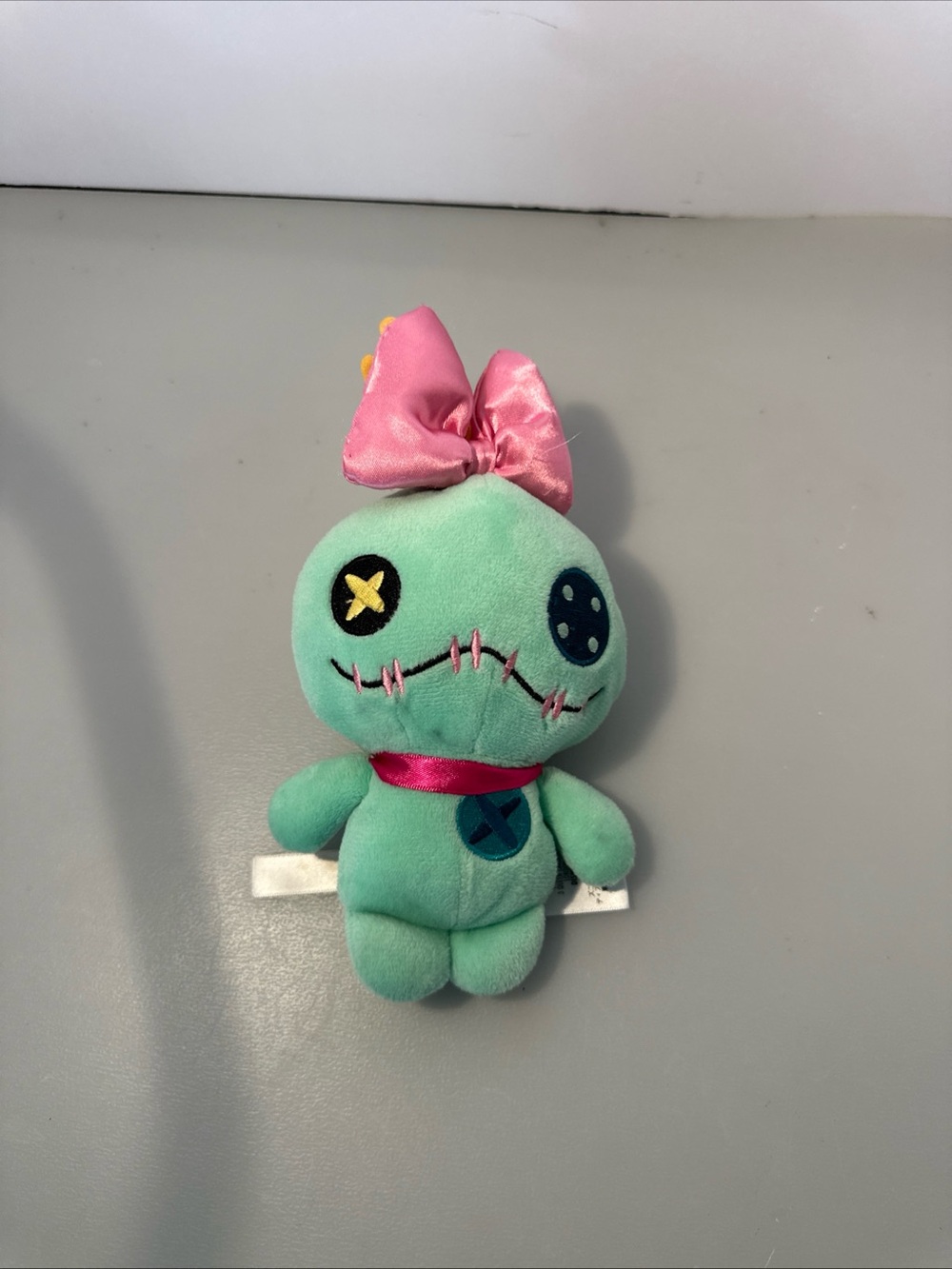Disney lilo & Stitch Scrump 8” Plush with Pink Satin Bow